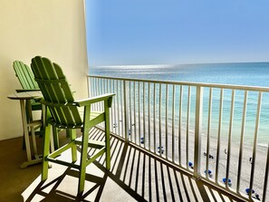 Counter height adirondack chairs for the best views!