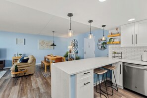 Open concept condo