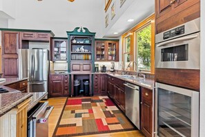 Large beautiful kitchen.  2 dishwashers and new fridge!