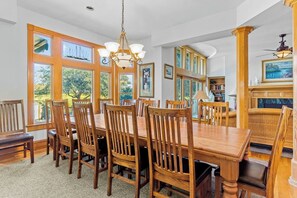 Open concept dining room