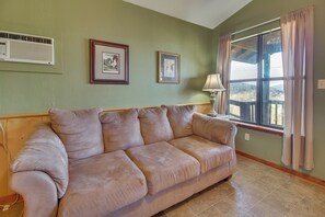 Living Room | Window A/C Units & Electric Heating | Free WiFi | Smart TV