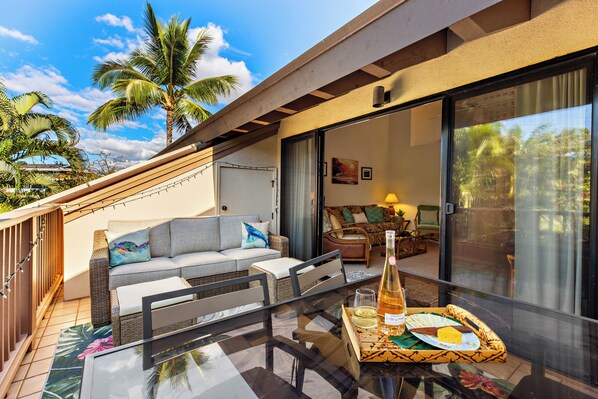 Uncovered lanai