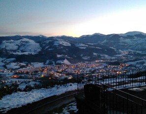 Blick von der Unterkunft