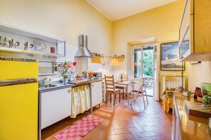 Kitchen and dining area