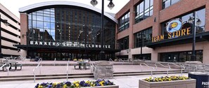 Uber down to Bankers Life and catch a Pacers game