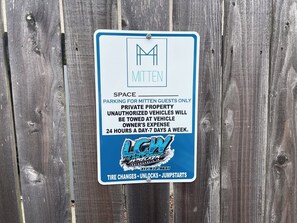Parking spots provided. Message for availability.