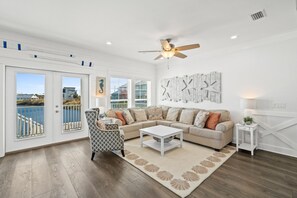 Living Area with Balcony