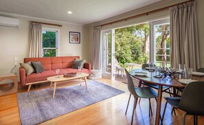Living Room - sofa is a fold-out bed. 