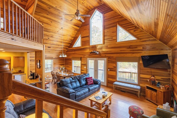 Living room view.