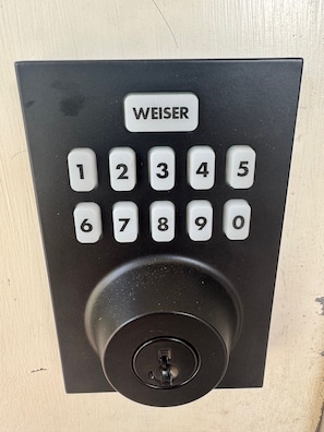 Wireless remote lock.
