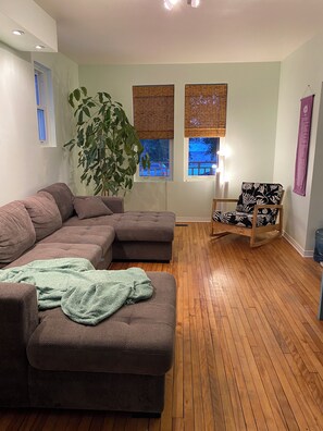 Living Room offers tons of seating! A family can spread out or curl up together.