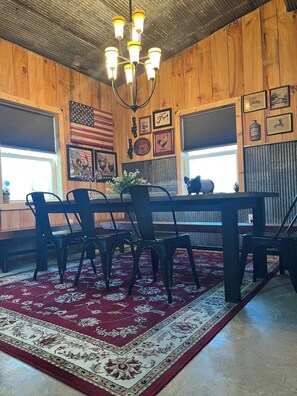 Large 8 foot table great for friends and family gatherings