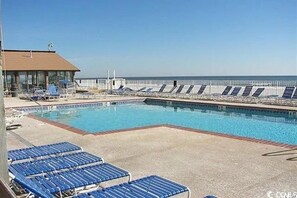 Oceanfront swimming pool