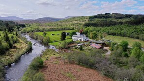 INCHBAE lodge from the air 