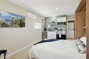 View of the room from the front door.