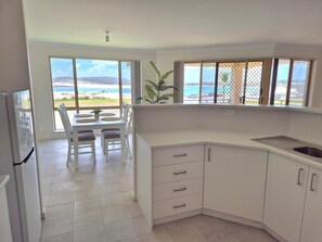 Kitchen /Dining with more views.
