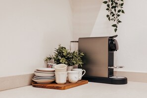 Kaffe och/eller kaffebryggare