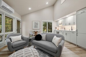 Living space seats four
