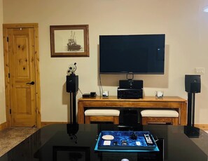 Living room and Smart TV.  We also have the Spectrum App for live and local TV