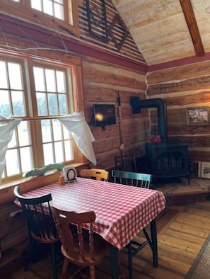 Dining table and heater…..