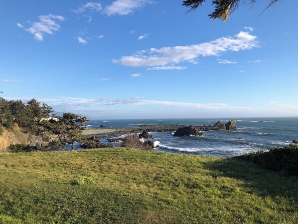 Here’s a beautiful vantage point directly in front of the house