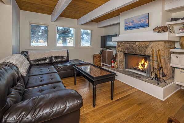 Cozy Up In Front of The Wood Burning Fireplace | Main Level