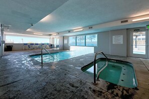Indoor pool and hot tub