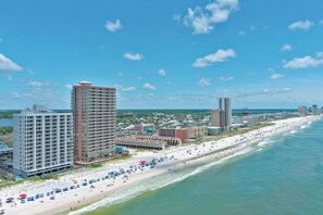 Beautiful beach for miles!