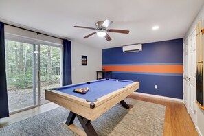 Pool table.