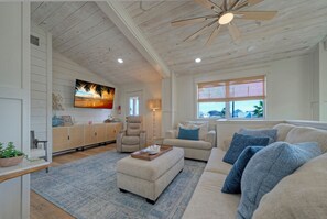 TV in the living room.