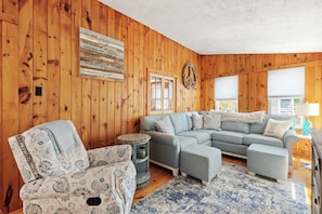 Enjoy enough space for a family movie night