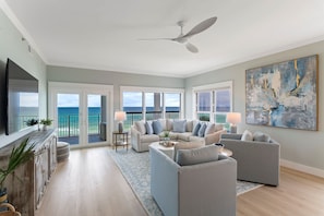 Living Room With Stunning Gulf Views