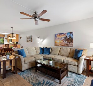 Charming living area with lots of seating