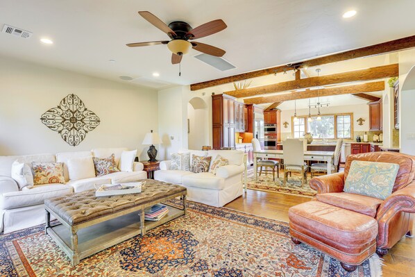 Ramona Vacation Rental | 3BR | 2.5BA | 1 Step to Enter | 3,000 Sq Ft