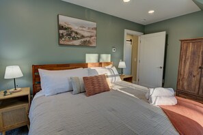 Master bedroom with king bed