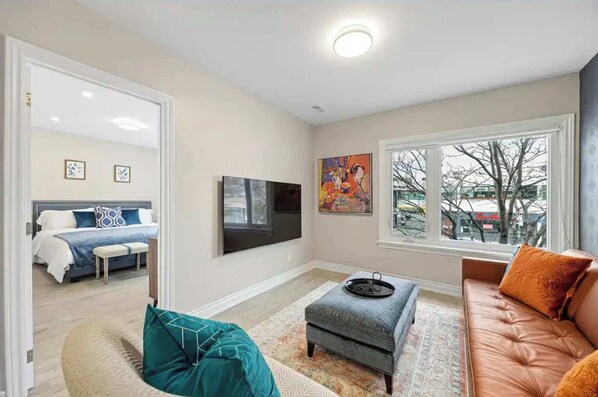 Spacious Suite with lots of Natural Light