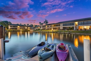 Kayak and paddle boards available @ the dock right in your backyard