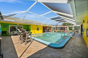 Amazing, heated saltwater pool steps from your condo
