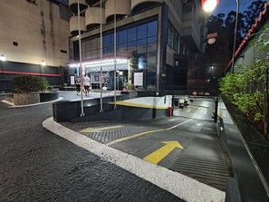 Front of property – evening/night