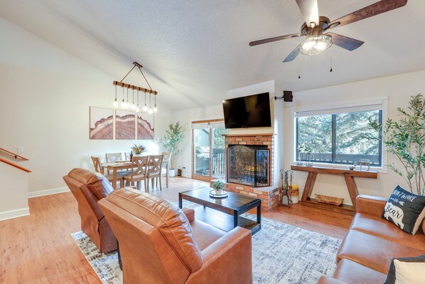 Flagstaff Vacation Rental | 2BR | 1.5BA | 1,000 Sq Ft | Stairs Required