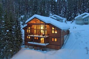 Exterior in Winter | 2-Story Home