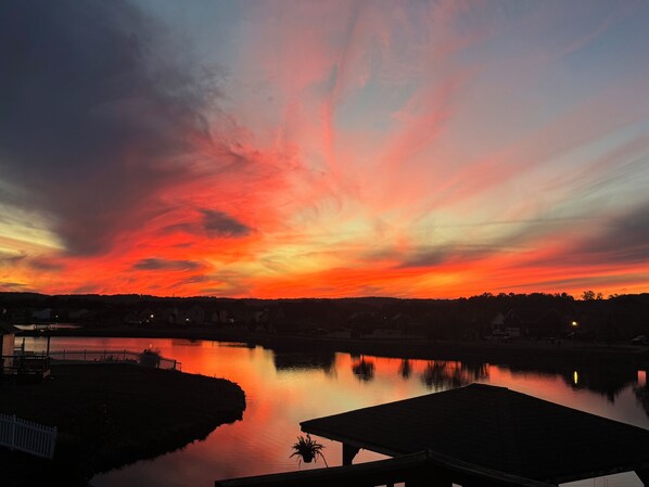 Sunset from back deck taken on iPhone (no filters used).