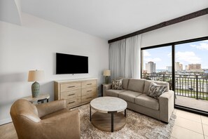 Living Area with Balcony