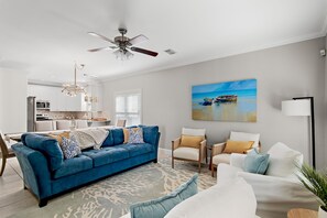 Emerald Escape - Seagrove - Second Floor - Open Space Living Area