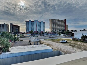 Blick von der Unterkunft