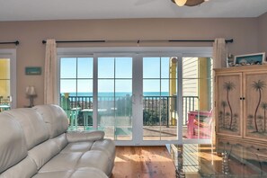 Living Room View onto Deck