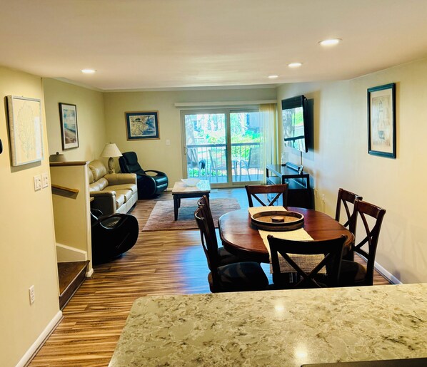 Living room with sleeper sofa