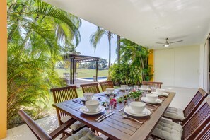 Private patio