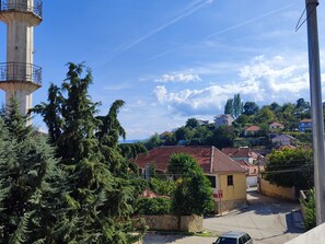 Blick von der Unterkunft
