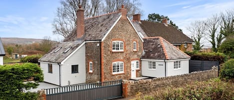 The exterior of The Old School, Oxwich